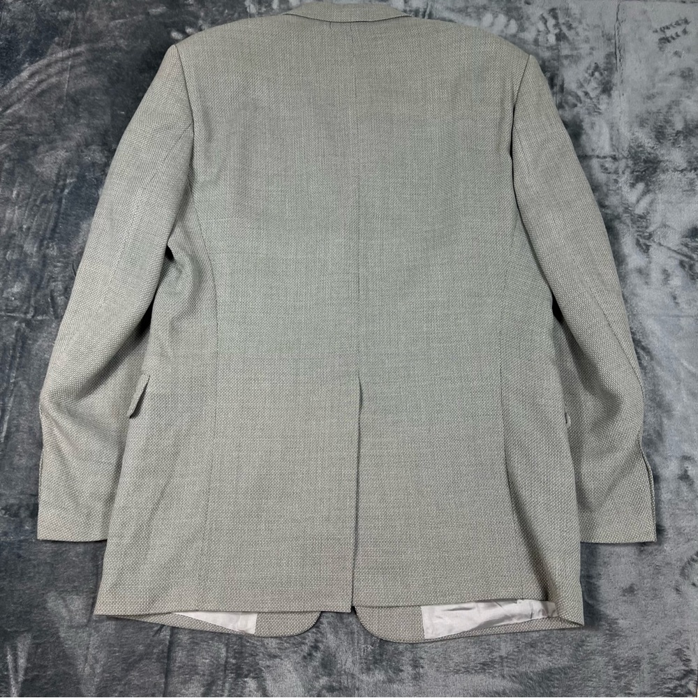 Hugo Boss Men's US 44R Grey Angelico 3 Button Blazer Jacket Sport Coat Vintage - Picture 5 of 16